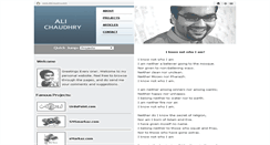 Desktop Screenshot of alichaudhry.com